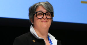 Laëtitia Pachoud, vice-présidente de la Fédération Française de Rugby en charge des solidarités et des violences depuis 2019, s’occupe de la cellule de prévention et de protection des populations de rugby.