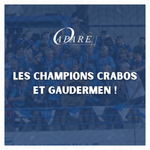 Découvrez les résultats des finales des championnats de France Crabos et Gaudermen !
